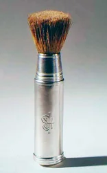 Rasierpinsel mit Silbergriff, London, 1797